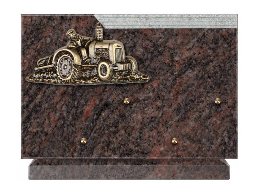 Romantic Rectangle Granite Plaque.