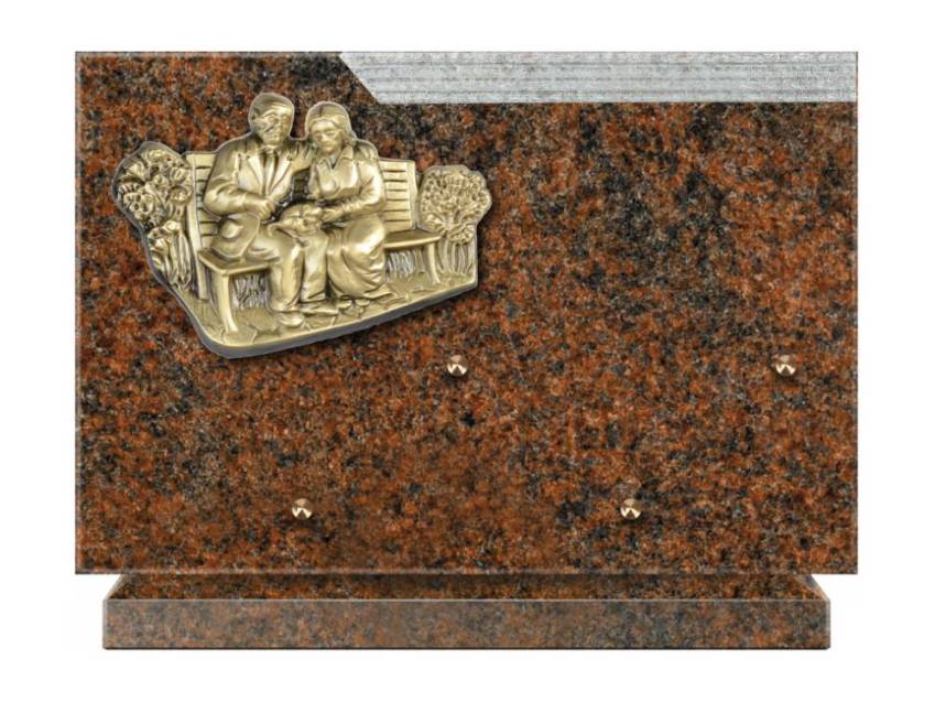 Plaque Granit Rectangle romantique