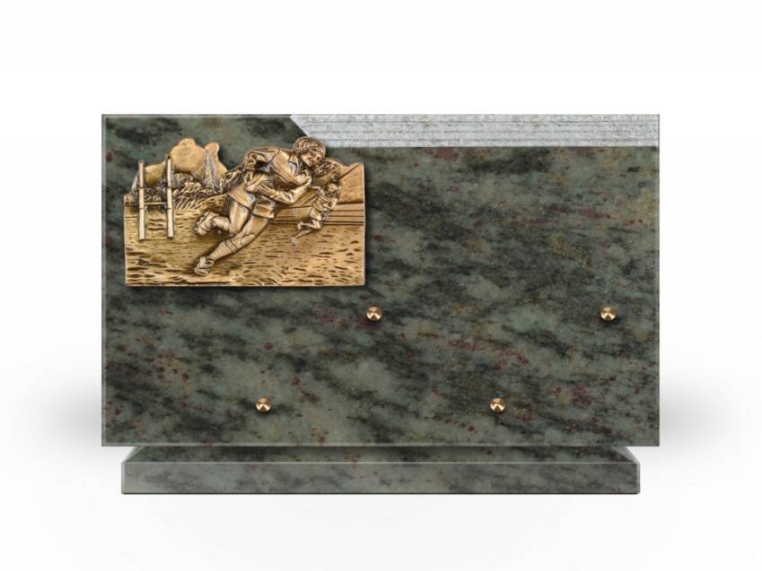 Romantic Rectangle Granite Plaque.