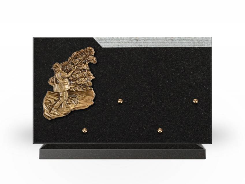 Plaque Granit Rectangle romantique