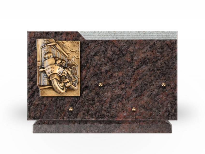 Plaque Granit Rectangle romantique