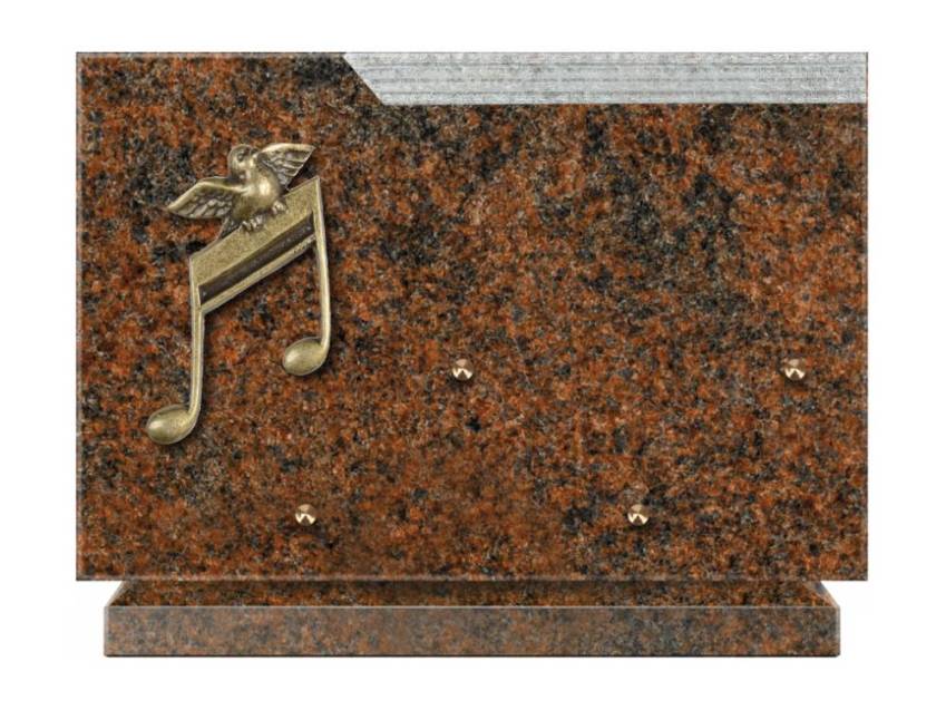 Plaque Granit Rectangle romantique