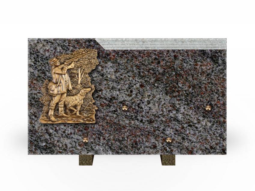 Romantic Rectangle Granite Plaque.