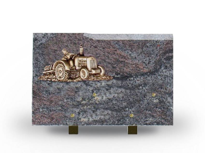 Romantic Rectangle Granite Plaque.