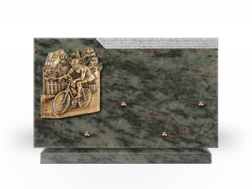 Plaque Granit Rectangle romantique