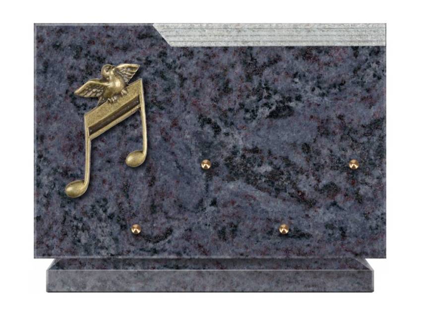 Romantic Rectangle Granite Plaque.