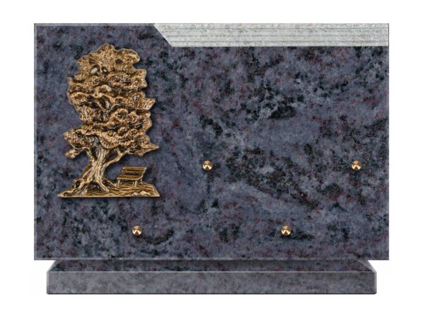 Plaque Granit Rectangle romantique