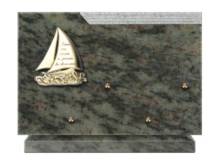 Romantic Rectangle Granite Plaque.