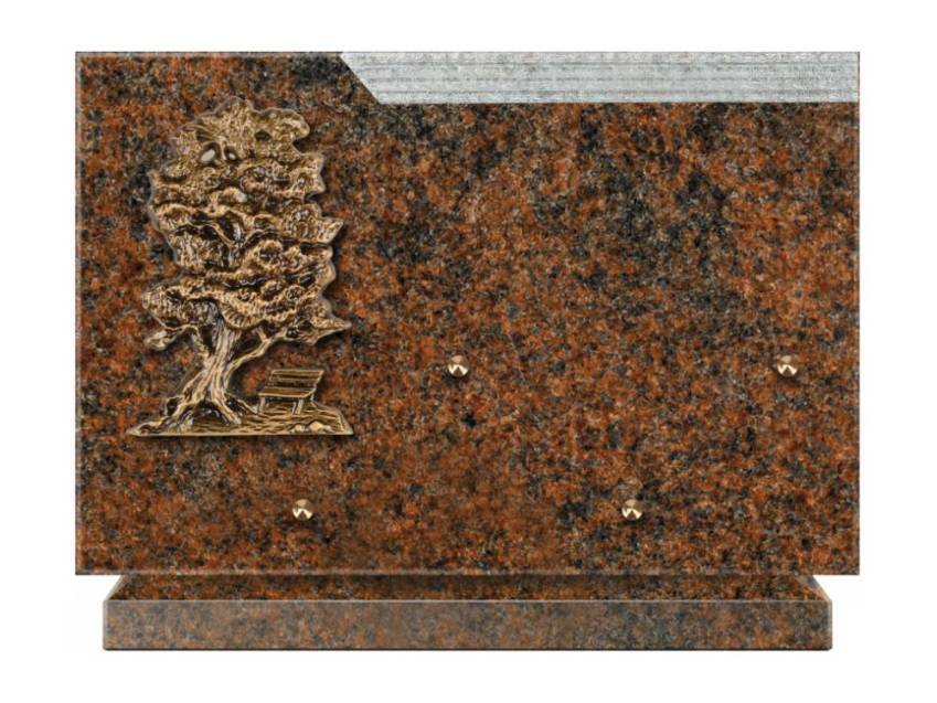 Romantic Rectangle Granite Plaque.