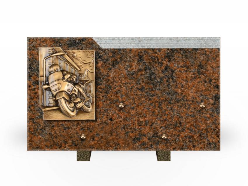 Romantic Rectangle Granite Plaque.