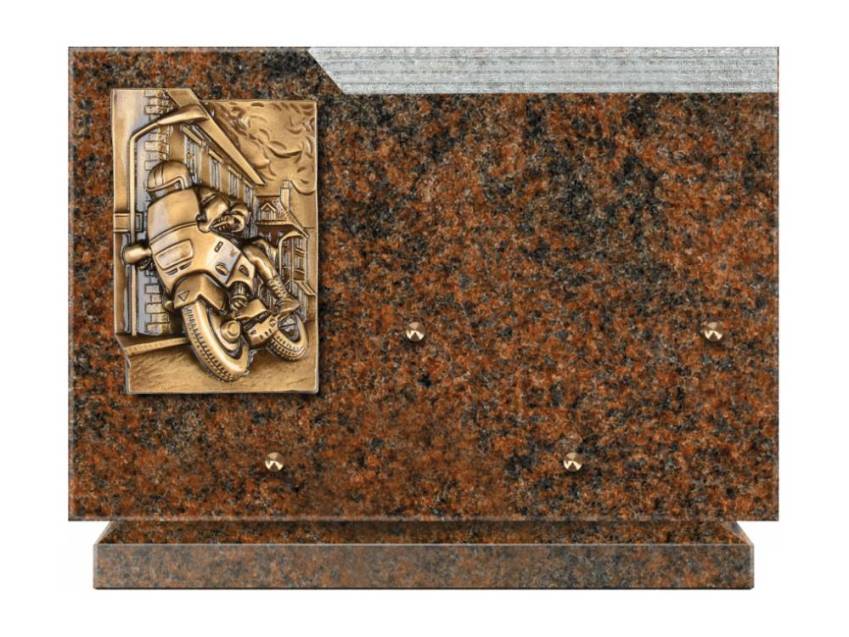 Romantic Rectangle Granite Plaque.