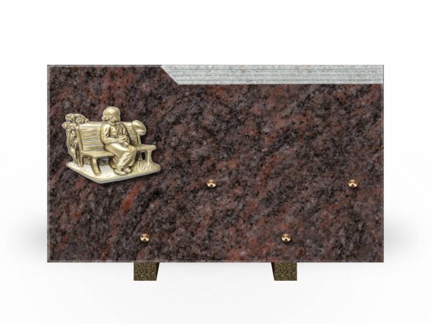 Romantic Rectangle Granite Plaque.