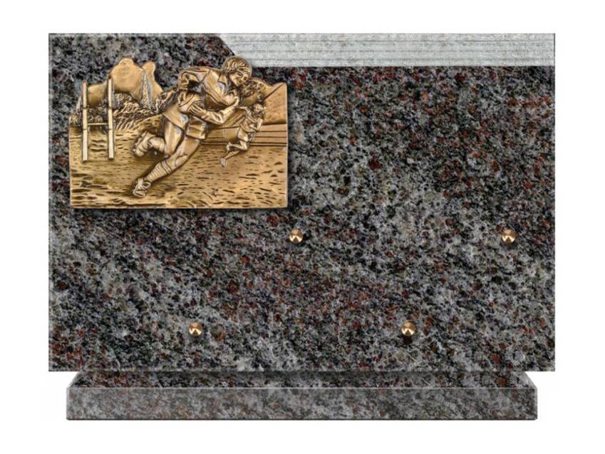 Romantic Rectangle Granite Plaque.