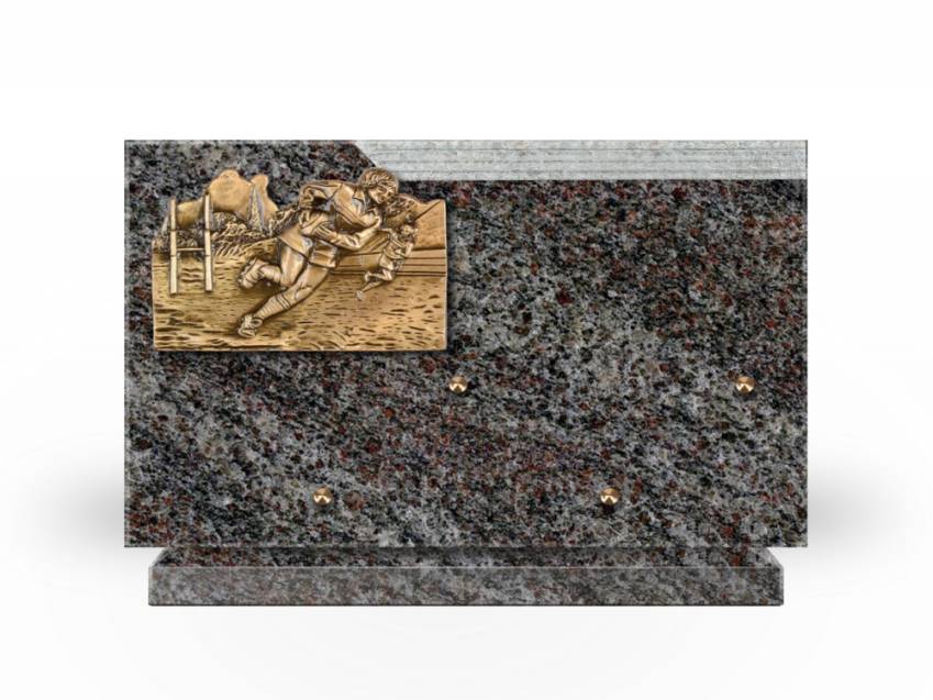 Plaque Granit Rectangle romantique