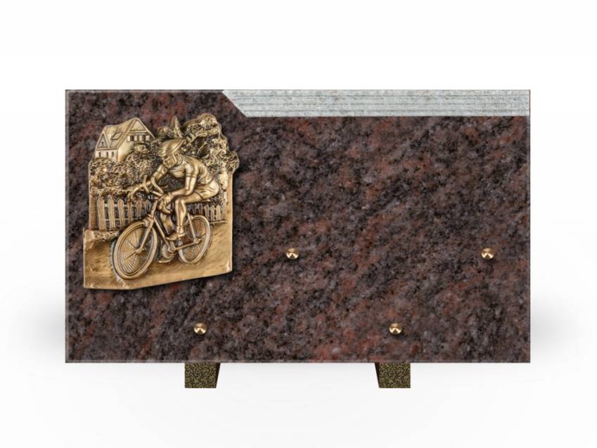 Romantic Rectangle Granite Plaque.