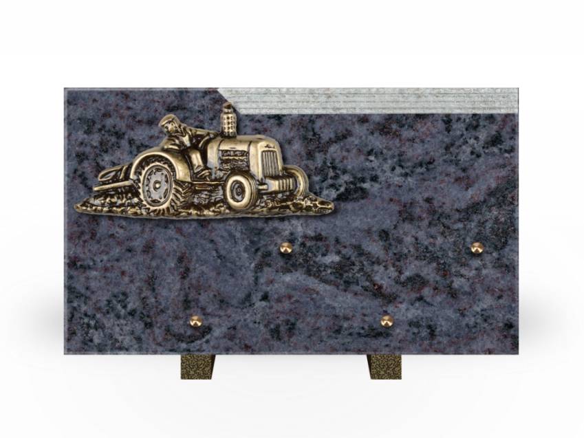 Romantic Rectangle Granite Plaque.