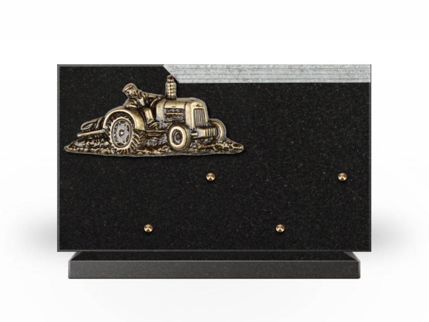 Plaque Granit Rectangle romantique