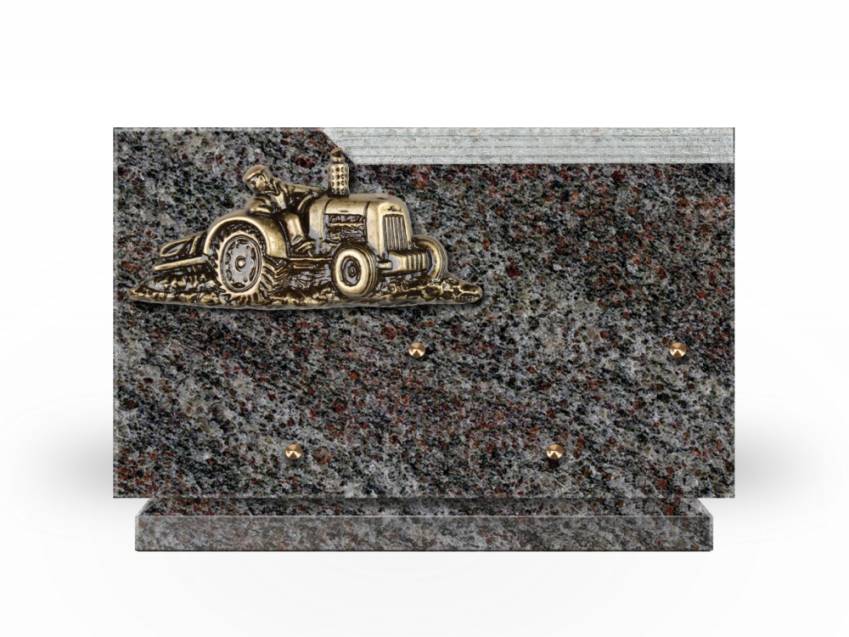 Plaque Granit Rectangle romantique