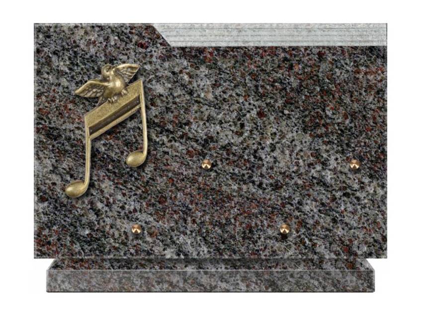 Romantic Rectangle Granite Plaque.