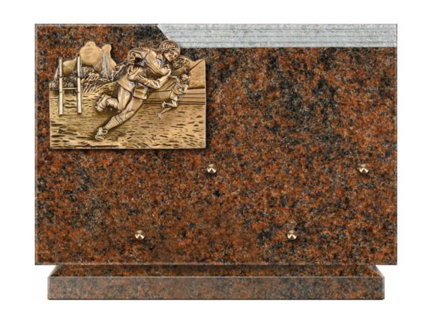 Plaque Granit Rectangle romantique