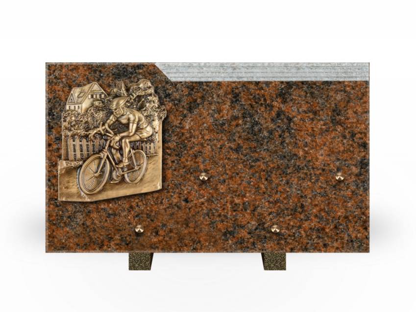 Romantic Rectangle Granite Plaque.