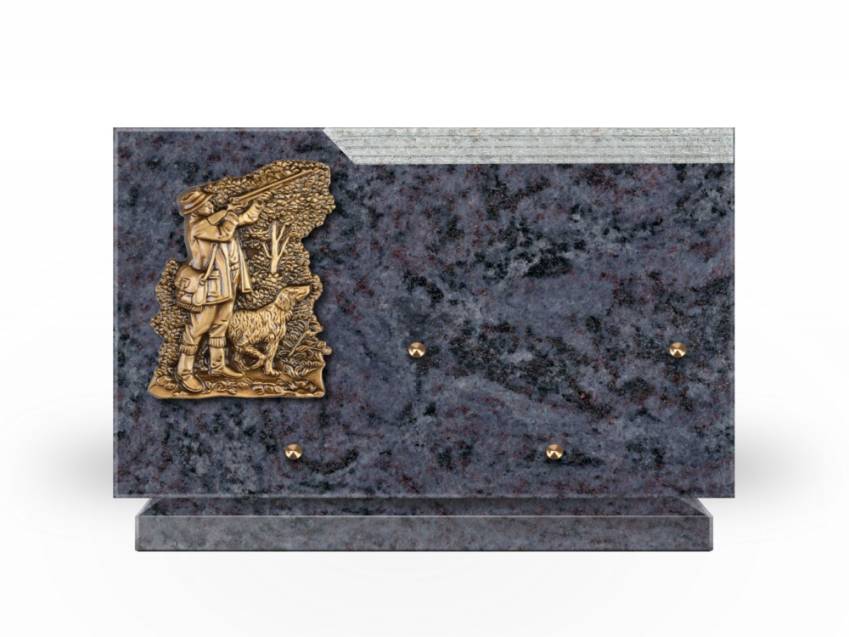 Romantic Rectangle Granite Plaque.