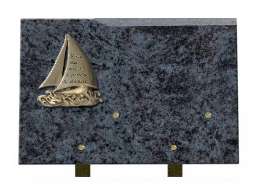 Plaque Granit Rectangle romantique