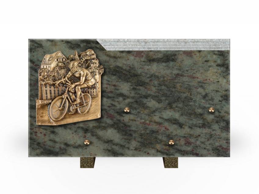 Romantic Rectangle Granite Plaque.