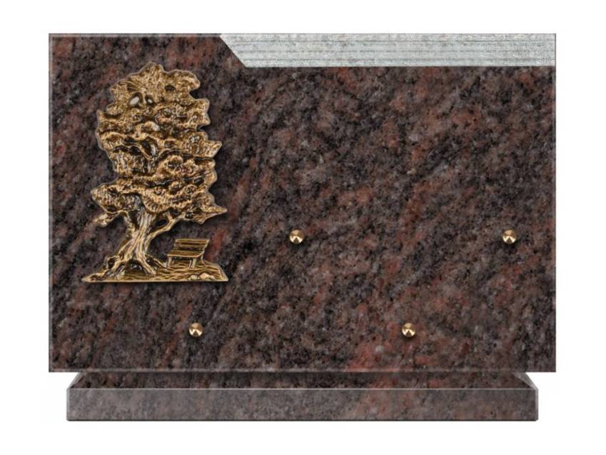 Romantic Rectangle Granite Plaque.