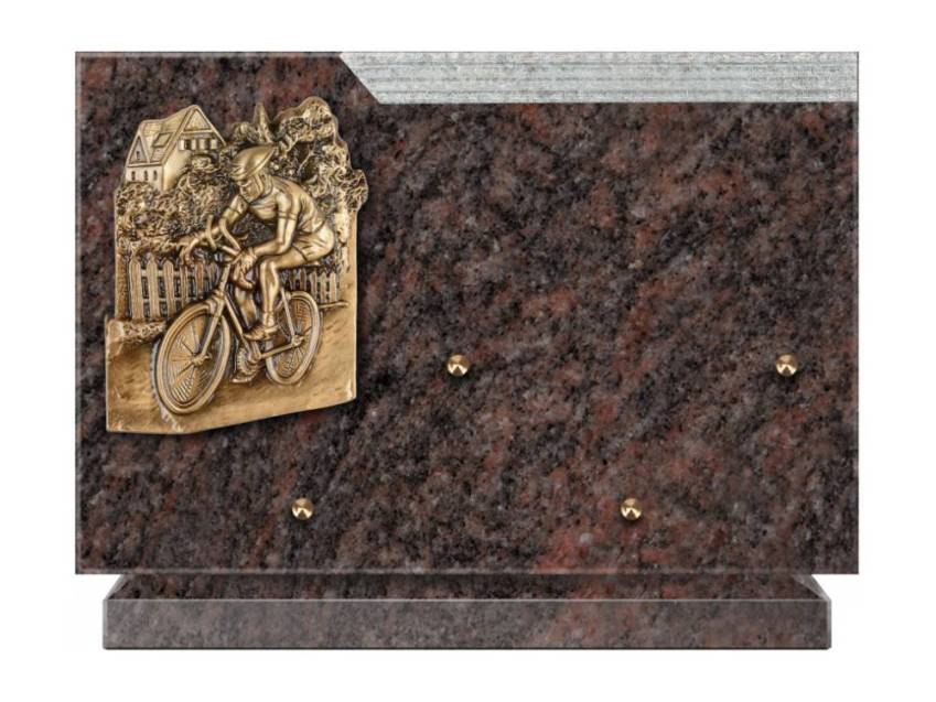 Romantic Rectangle Granite Plaque.