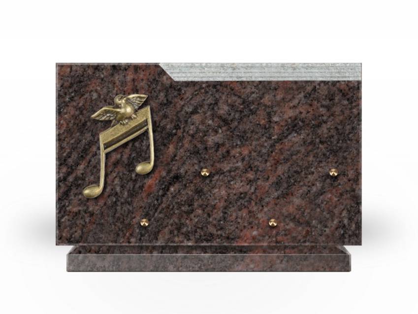 Romantic Rectangle Granite Plaque.