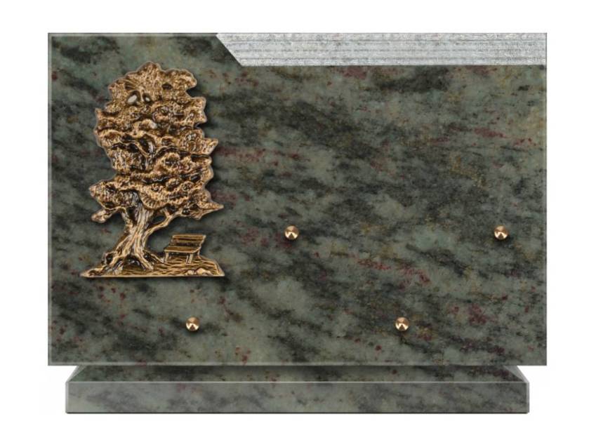 Plaque Granit Rectangle romantique