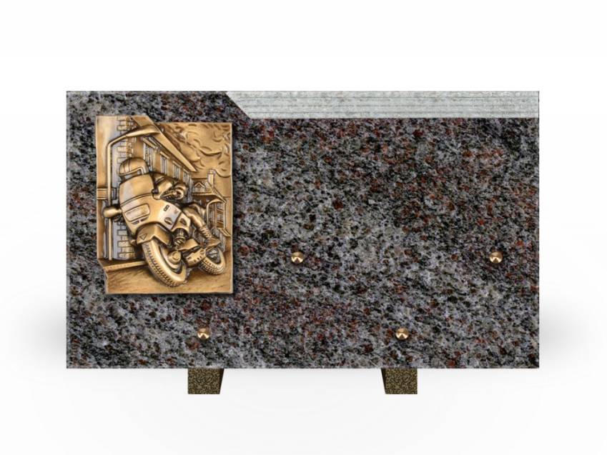 Romantic Rectangle Granite Plaque.