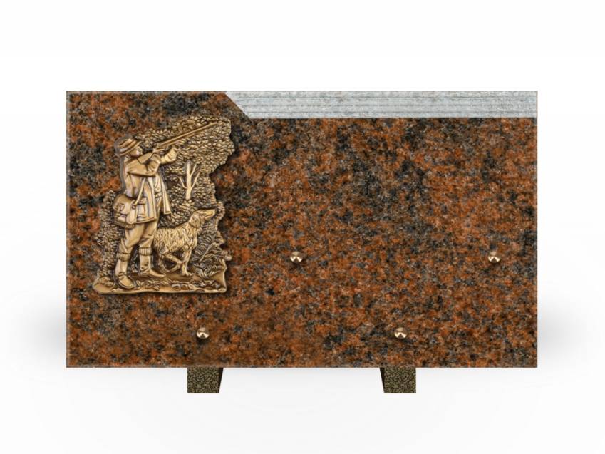 Romantic Rectangle Granite Plaque.