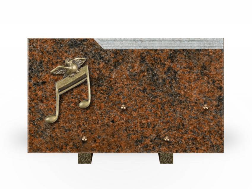 Romantic Rectangle Granite Plaque.