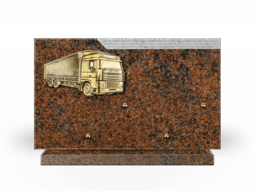 Plaque Granit Rectangle romantique