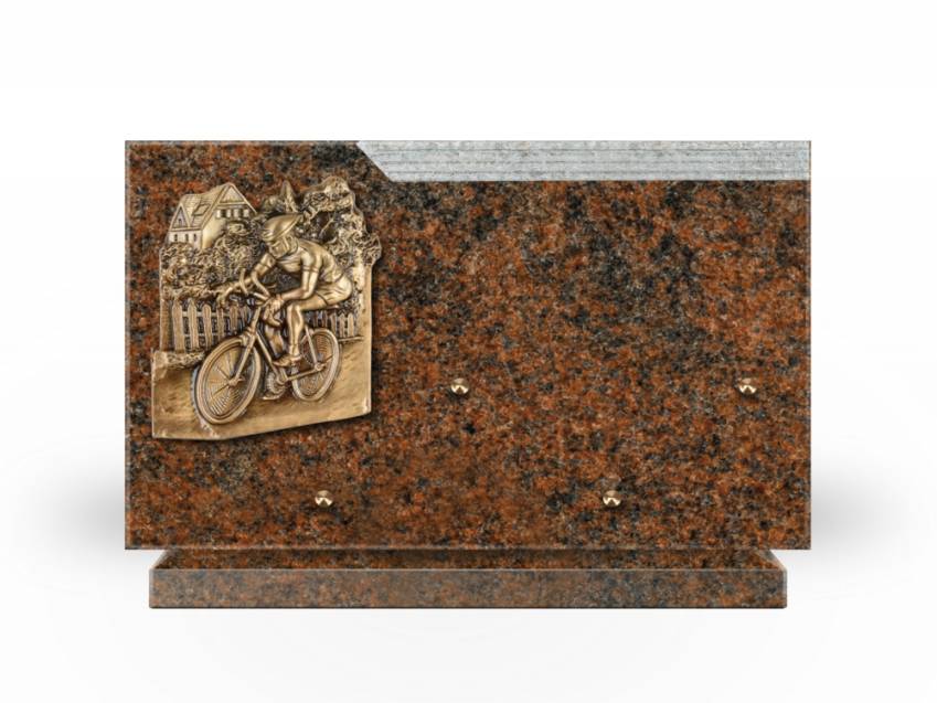 Plaque Granit Rectangle romantique