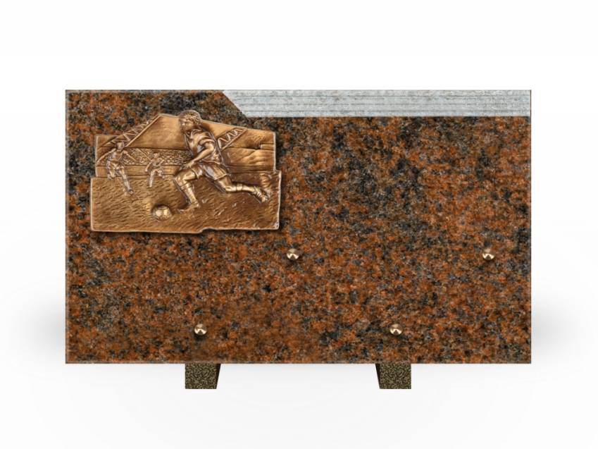 Romantic Rectangle Granite Plaque.