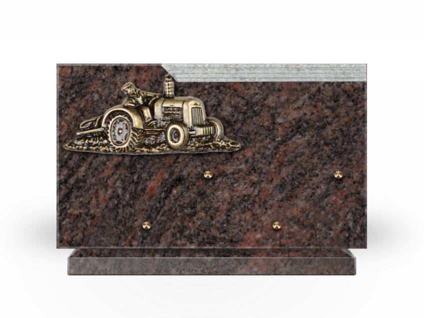 Romantic Rectangle Granite Plaque.