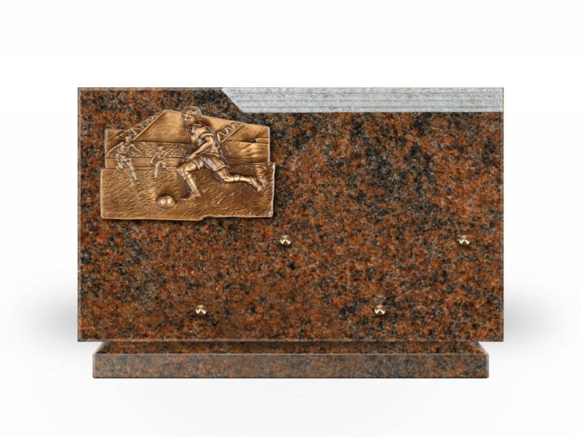 Plaque Granit Rectangle romantique