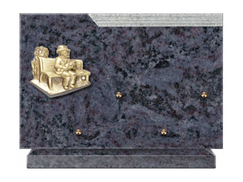 Romantic Rectangle Granite Plaque.