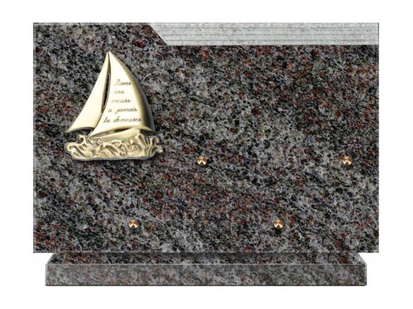 Romantic Rectangle Granite Plaque.