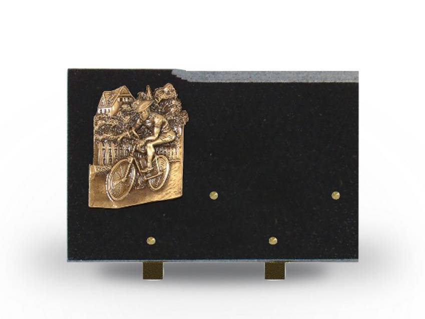 Plaque Granit Rectangle romantique