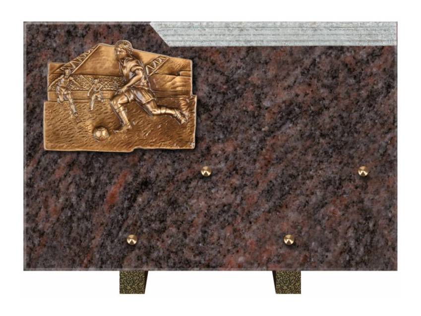 Romantic Rectangle Granite Plaque.