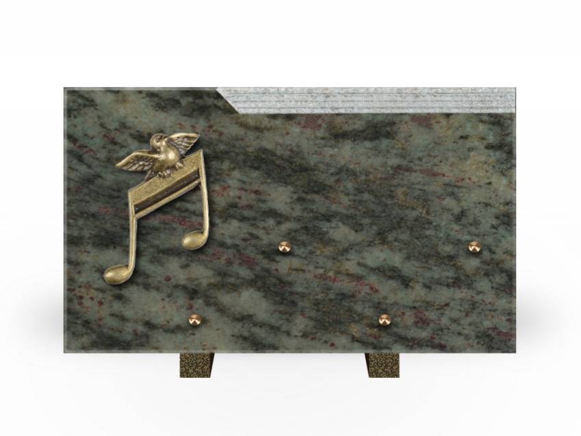 Romantic Rectangle Granite Plaque.