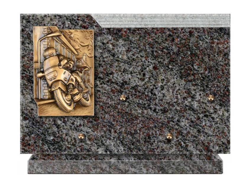 Romantic Rectangle Granite Plaque.