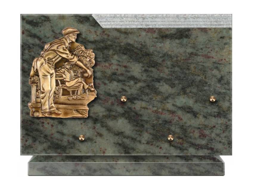 Romantic Rectangle Granite Plaque.