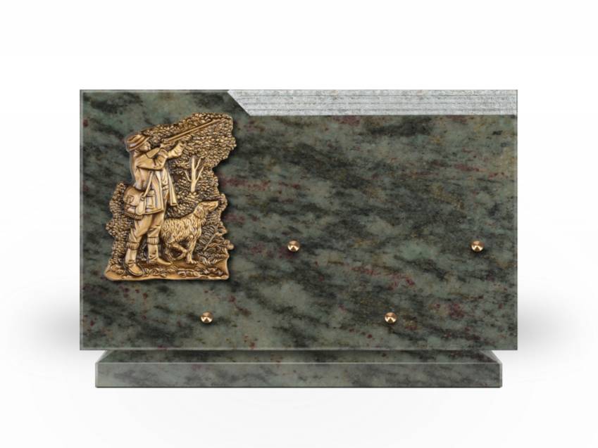 Romantic Rectangle Granite Plaque.