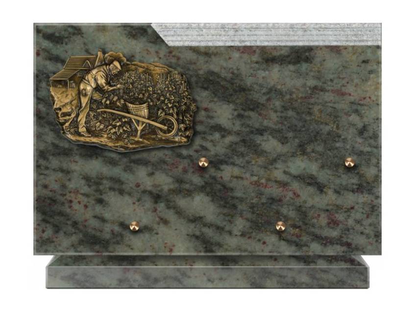 Romantic Rectangle Granite Plaque.