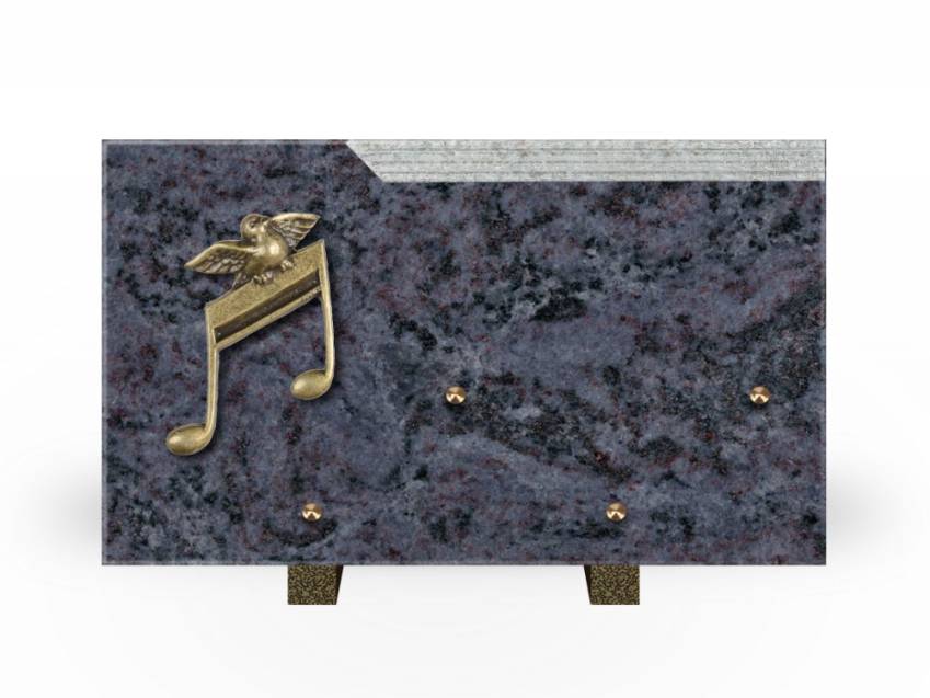 Romantic Rectangle Granite Plaque.